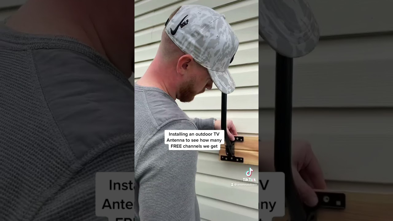 Installing this outdoor antenna gave us 75 FREE channels with no monthly subscriptions!!