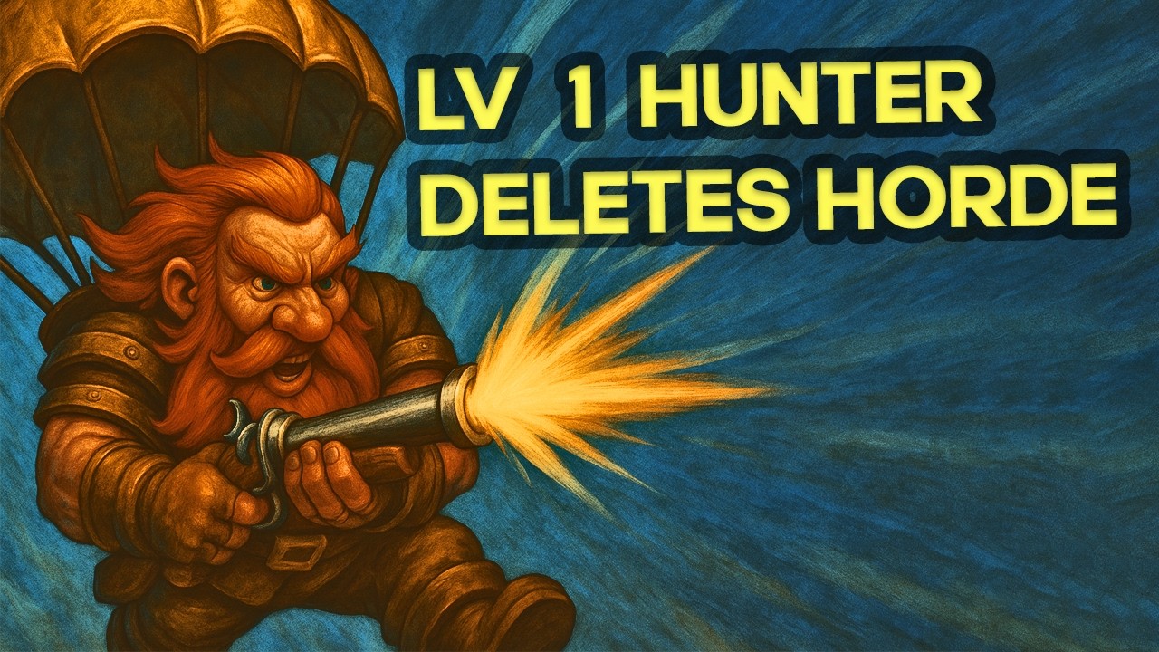 Unkillable Level 1 Hunter with INFINITE ATTACK SPEED