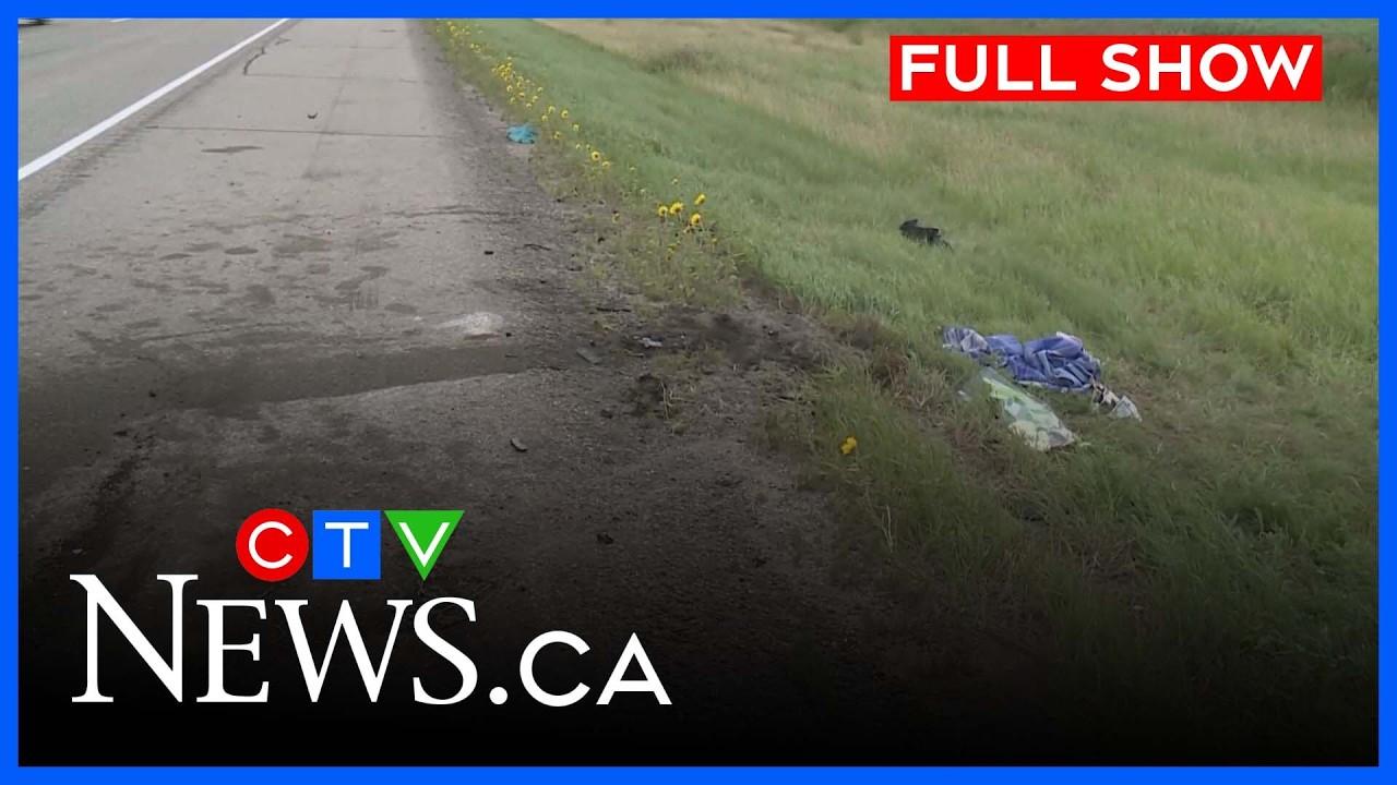 Смертельное ДТП: погибли лайнбекер Roughriders и житель Реджайны | CTV News Regina at Six, 20 июл...