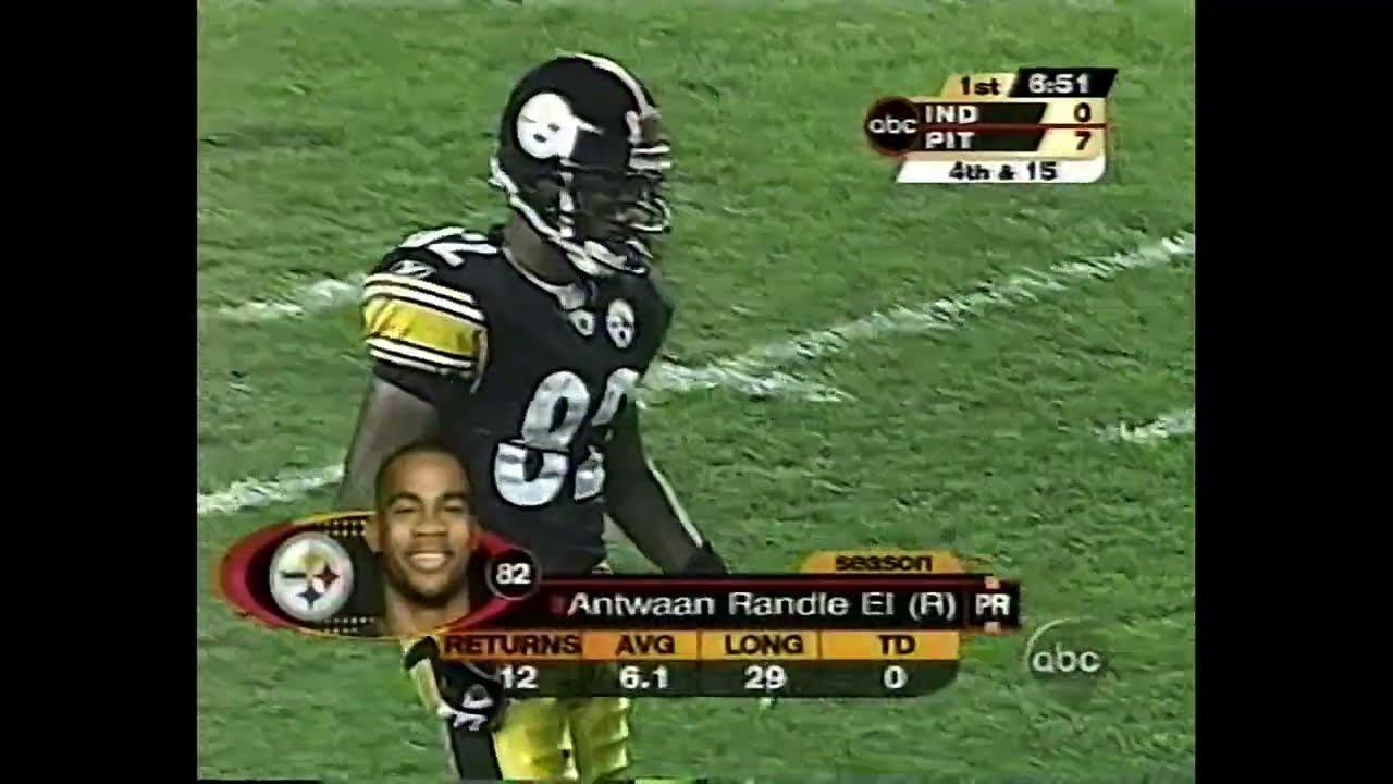Indianapolis Colts at Pittsburgh Steelers MNF (Week 7, 2002)