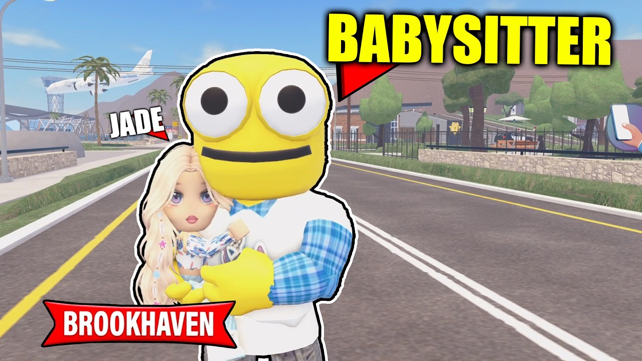 ODA LE PIRE BABYSITTER DE LA PETITE FILLE JADE ! (ça tourne mal) Roblox Snapchat Brookhaven