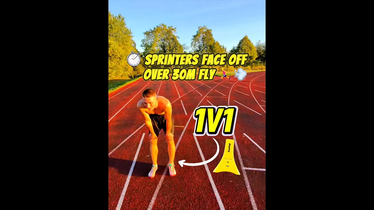 WHO WINS the 30m FLYING SPRINT?! 🏃‍♂️🔥 | LESRUNS vs MILES