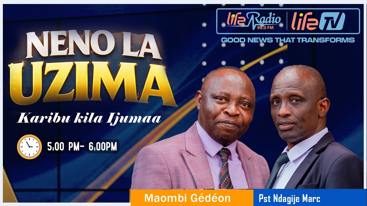 LIFE  RADIO-TV ll  KIPINDI CHA NENO LA UZIMA ll 06-03-2026---Maombi Gedeon & Pst Ndagije Marc