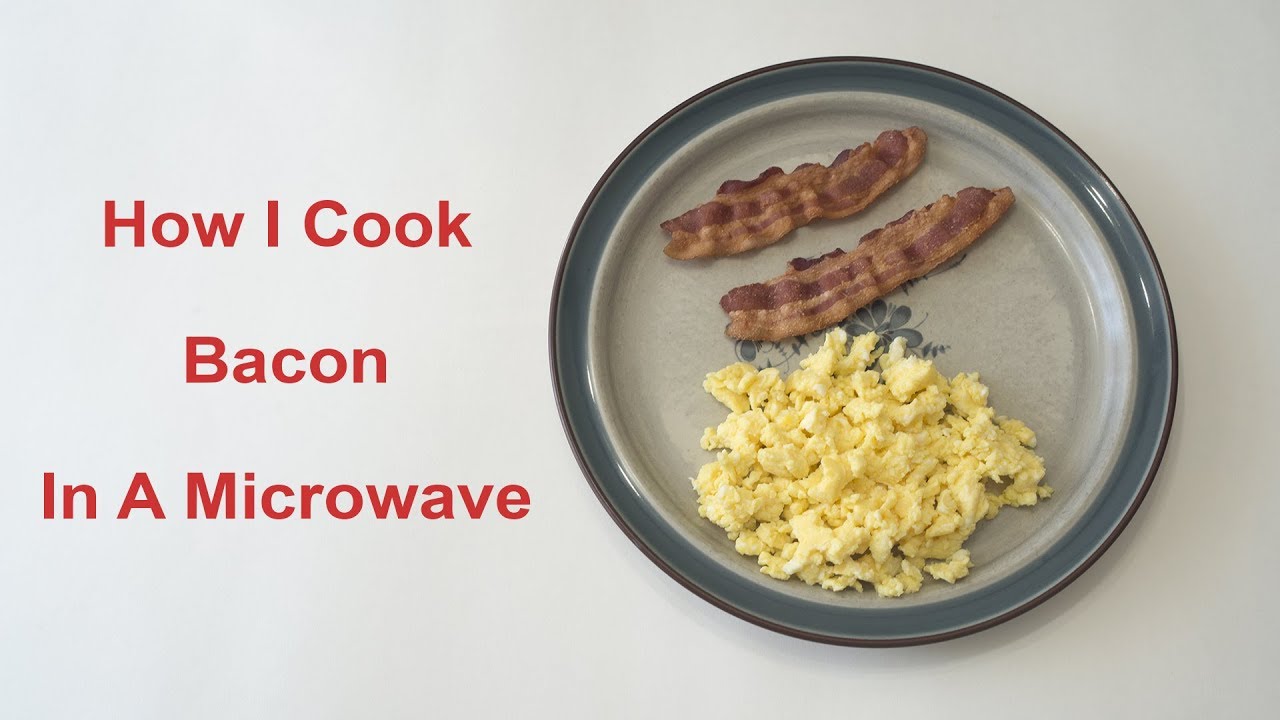 How I cook bacon in a microwave