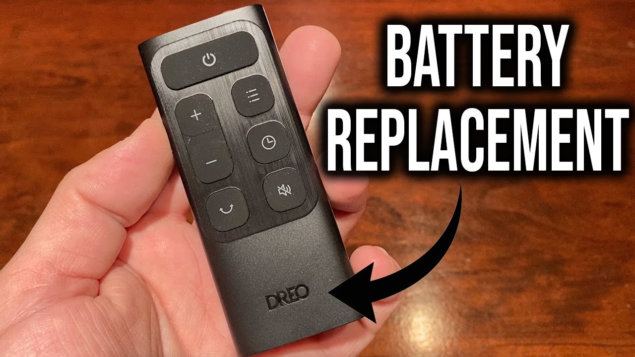 How to Change Dreo Remote Battery | Dreo Space Heater