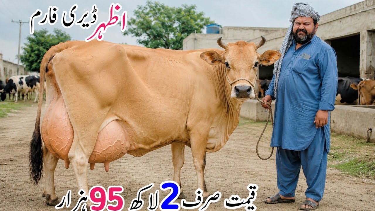 Azhar Dairy Farm | Cheapest Jersey Cow for Sale in Pakistan | Budget-Friendly Dairy Farmer