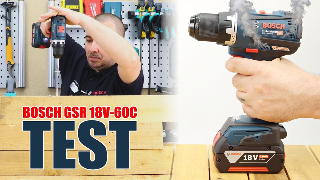 Am scos FUM din ea! Bosch GSR 18V-60C, bormasina cu acumulator 18V