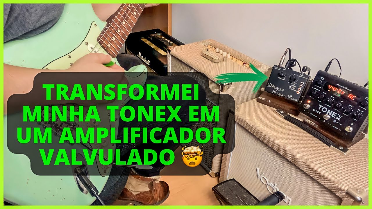 M’Amps Power Tube | Tonex virou um Amp Valvulado | Voghan Speakers | Franco Guitar | Perfect Tone |