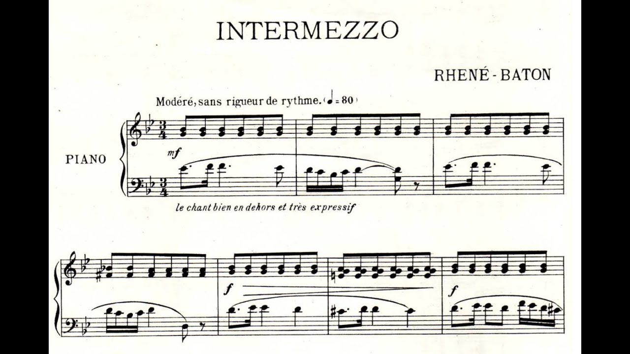 Emmanuel Rhené-Baton: 3 Pieces from 