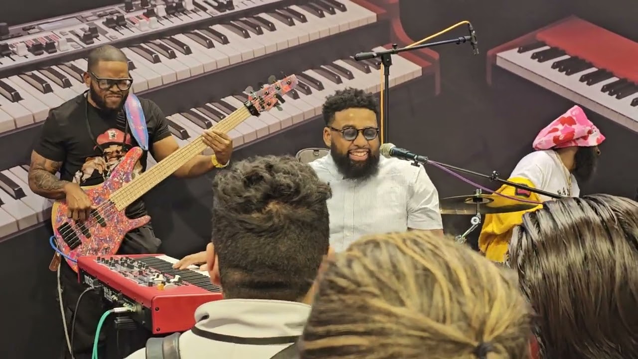 Glen Gibson featuring Kaybass and BBeard at the Nord Booth #Namm2025