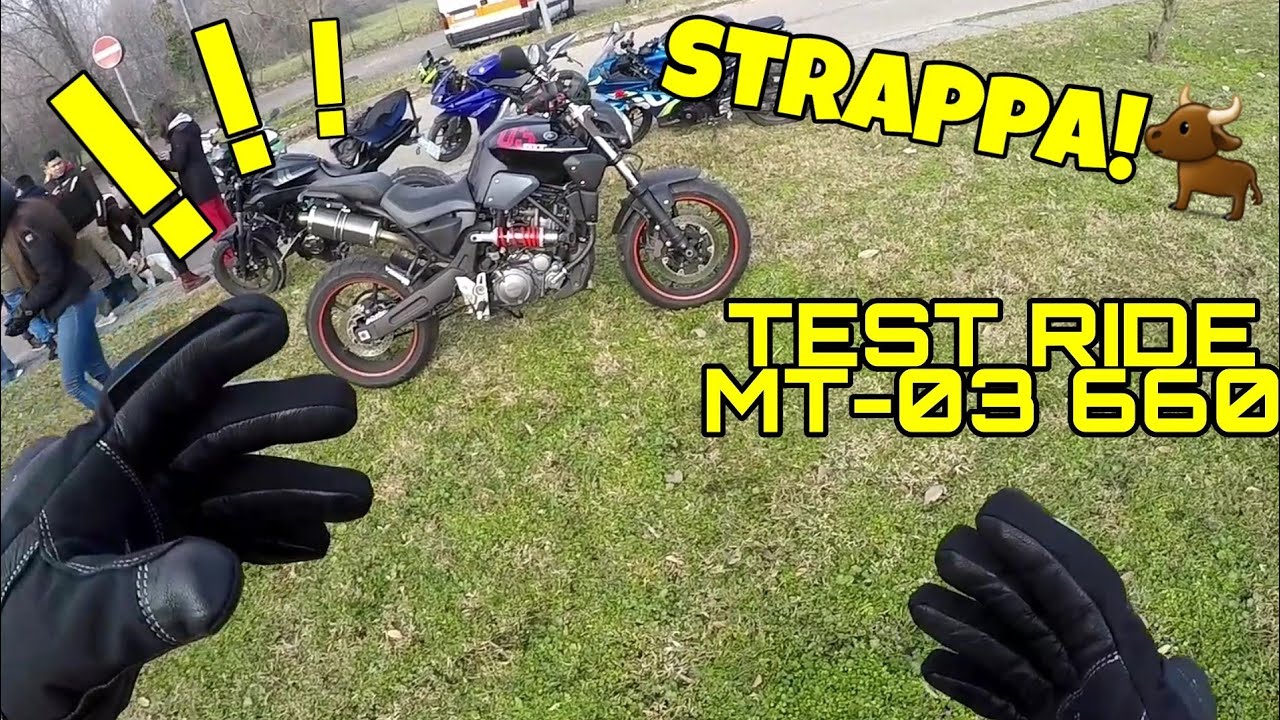 Come un rodeo🐂 | TEST RIDE Yamaha MT-03 660 Reaction & Impressioni