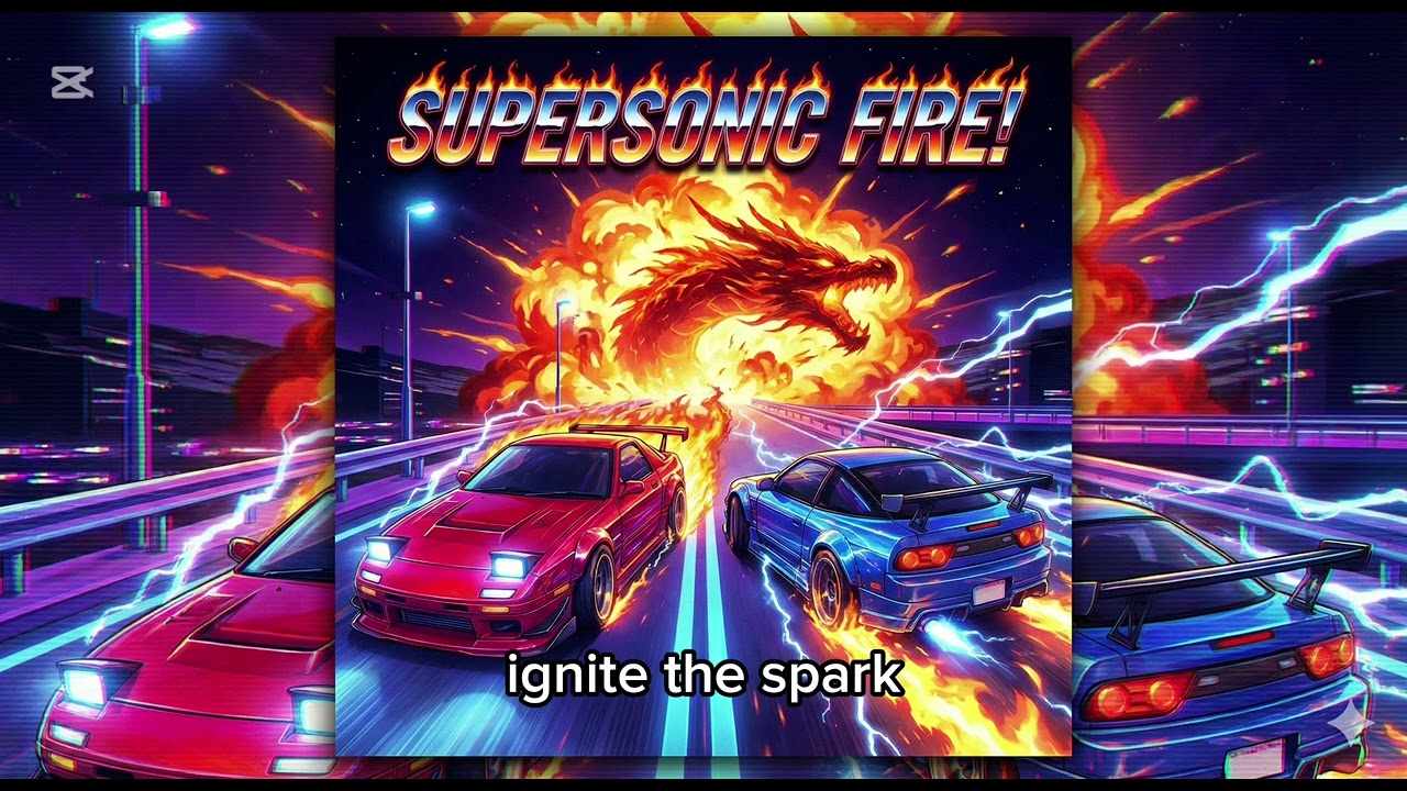 Supersonic Fire - High Energy Eurobeat #Eurobeat #SupersonicFire #Music #InitialD #ユーロビート #頭文字D #洋楽 