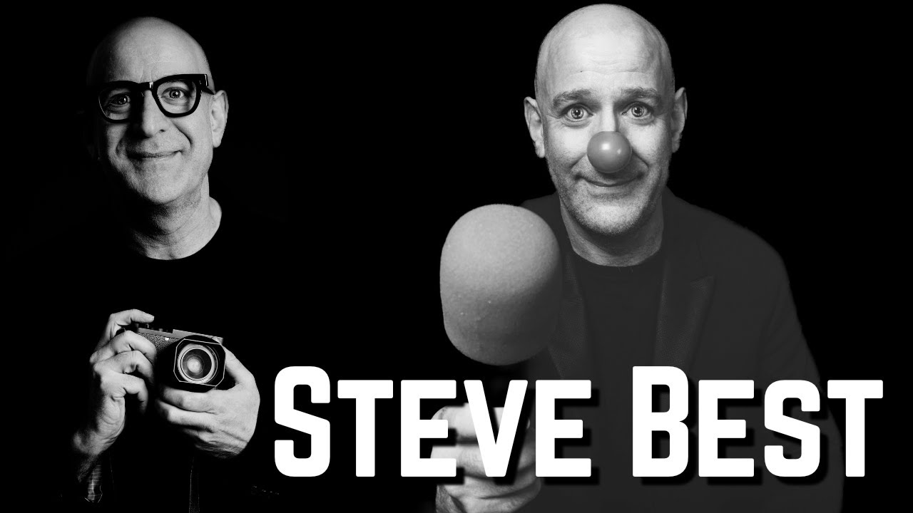 Comedian Steve Best blows up an Inflatable doll while playing the theme to the Deerhunter