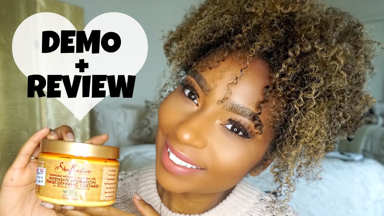 NEW Shea Moisture Manuka Honey & Mafura Oil Twist Defining Custard Review | iamLindaElaine
