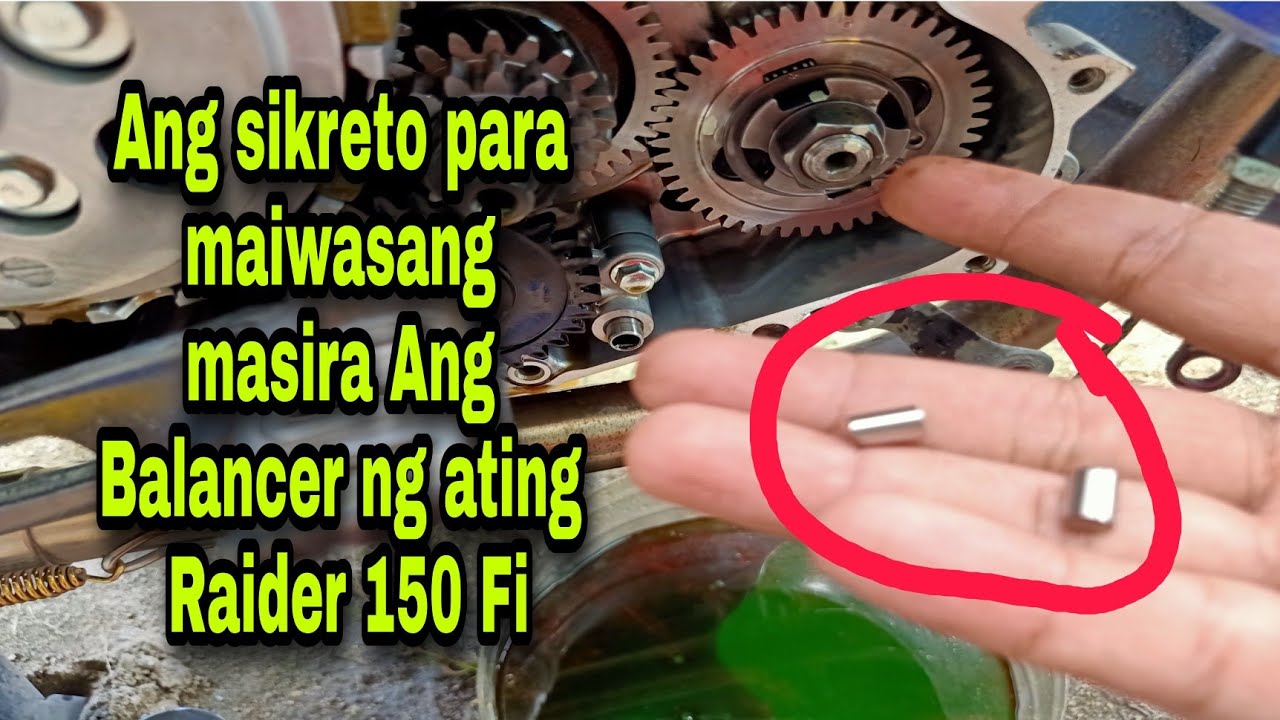 Ang sikreto para maiwasang masira Ang Balancer ng ating Raider 150 Fi