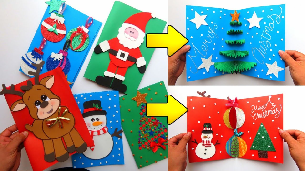 ☃️ 5 TARJETAS NAVIDEÑAS PARA REGALAR O VENDER🎄Ideas de regalos económicos para Navidad 2020