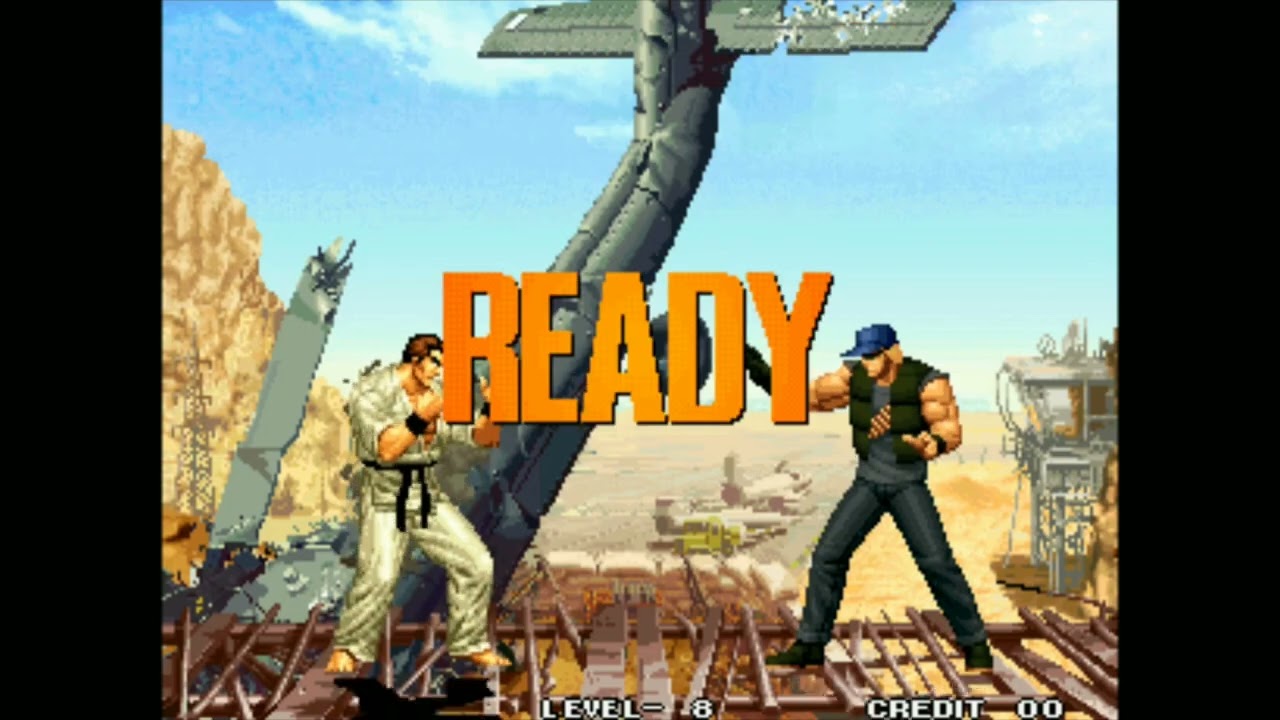 THE KING OF FIGHTERS 95 NEO GEO MVS ARCADE LEVEL 8 EIJI KISARAGI TAKUMA SAKAZAKI CLARK