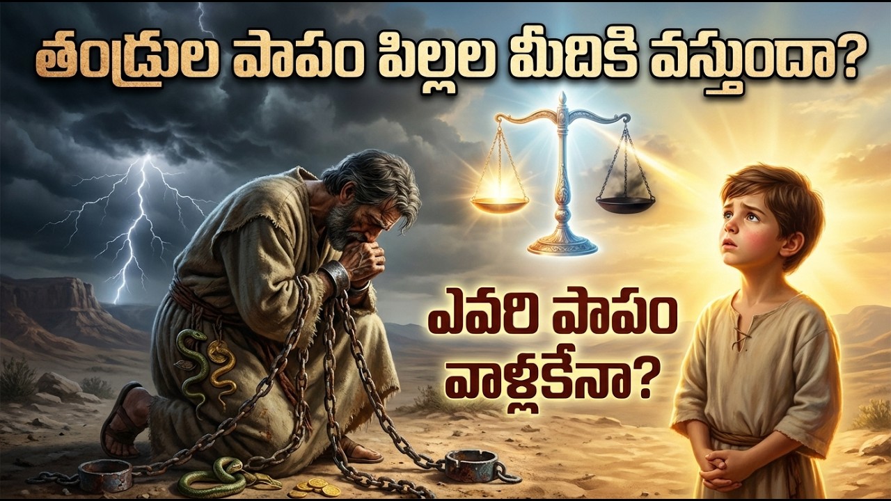 తండ్రుల పాపం పిల్లల మీదికి వస్తుందా, ఎవరి పాపం వాళ్లకేనా? Ezekiel 16 to 20 #mcvtelugu #telugubible