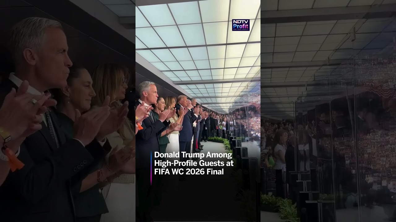 Donald Trump Attends FIFA World Cup 2026 Final #fifaworldcup #shorts