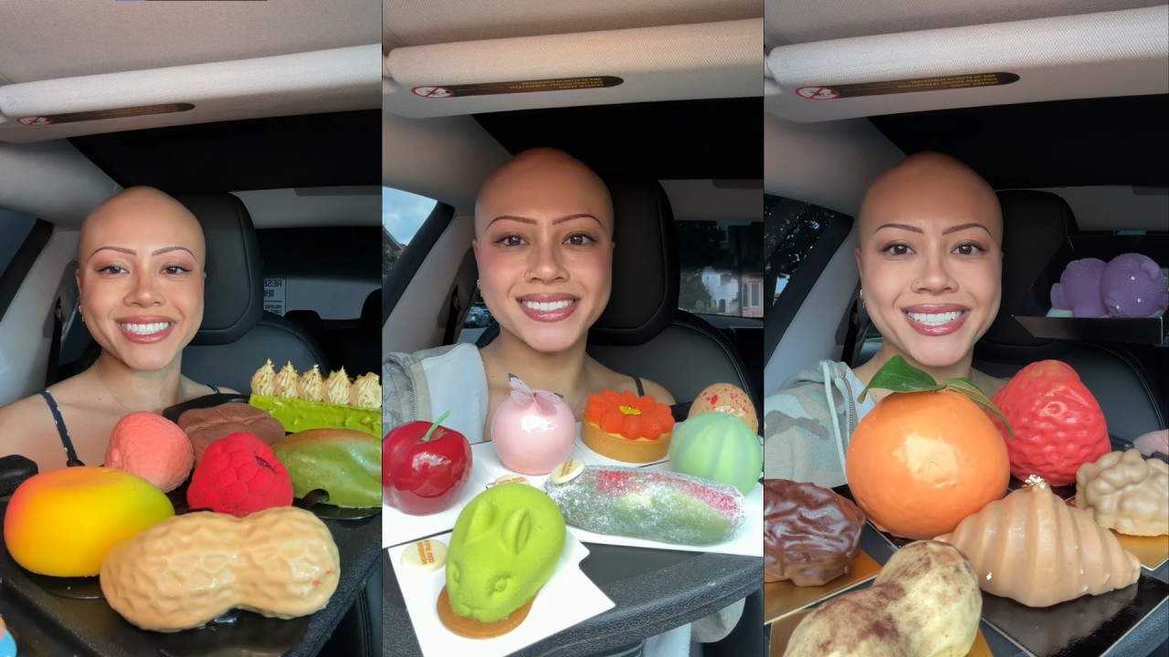 Пробую САМЫЕ КРАСИВЫЕ десерты в Лос-Анджелесе 😍🍰 | Подборка из TikTok (JaneMukbangs)