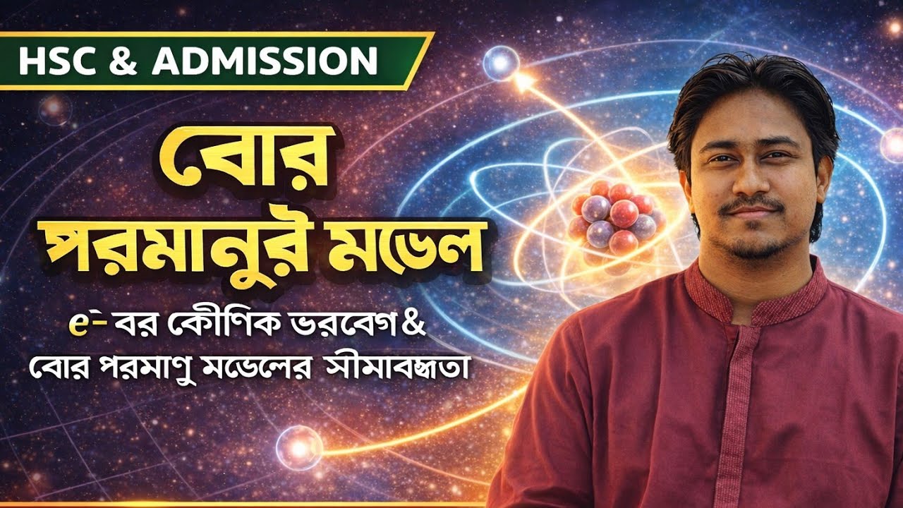 গুণগত রাসয়ন┇EP-07┇HSC Chemisitry ┇বোর পরমাণুর মডেলের সীমাবদ্ধতা ┇JIBAN SIR SPECIAL CLASS