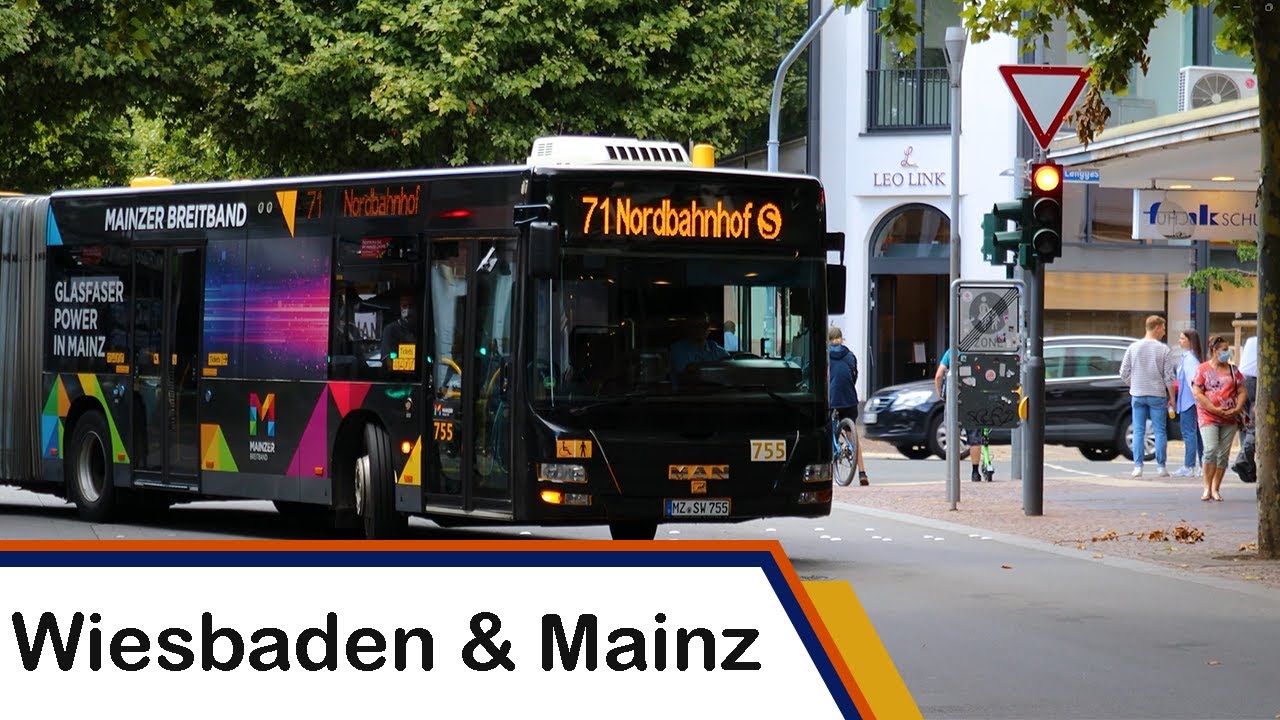 Buses and Trams in Mainz & Wiesbaden