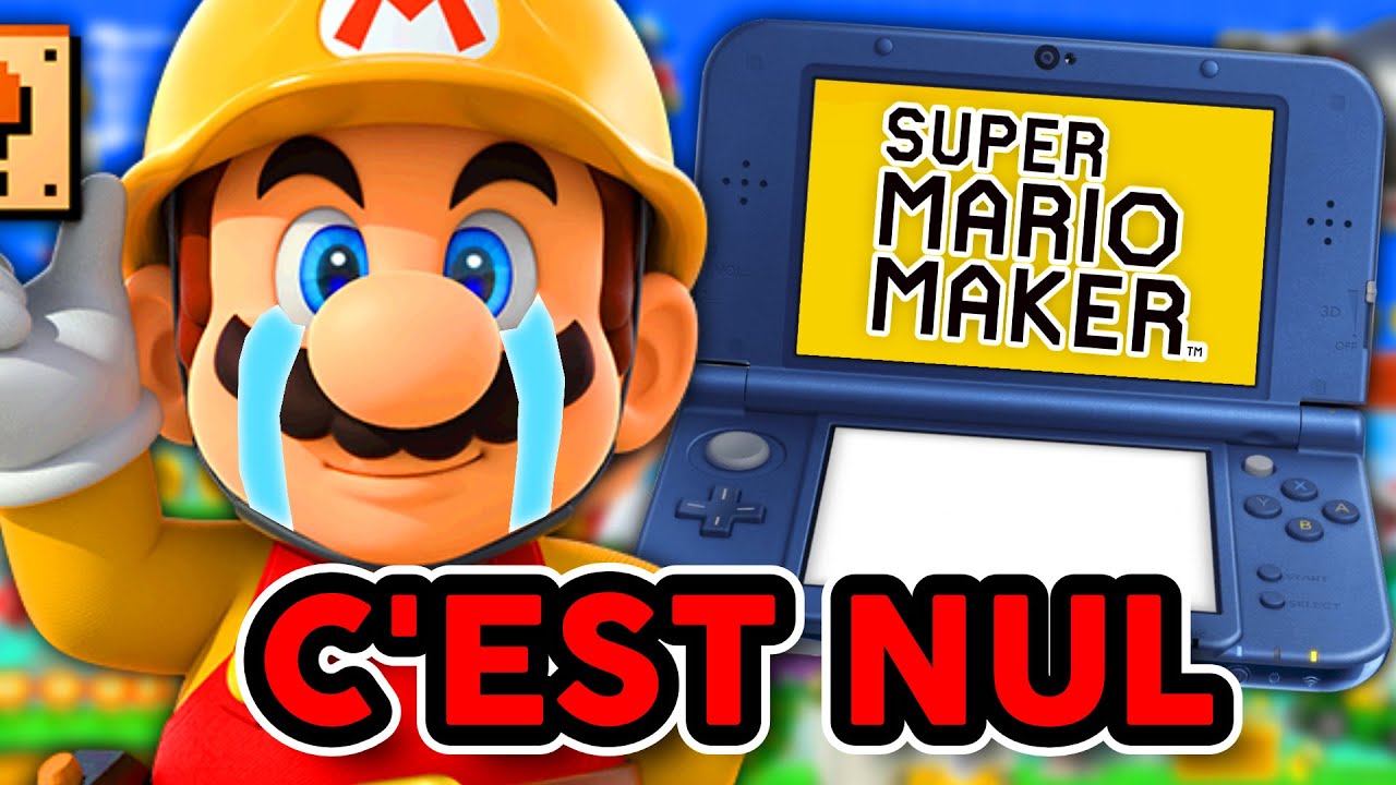 Mario Maker 3DS : C'EST D'LA M*RDE !!!!!!!