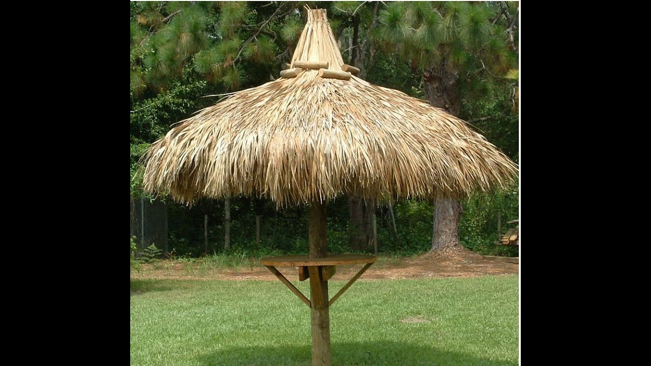 build a single pole tiki hut