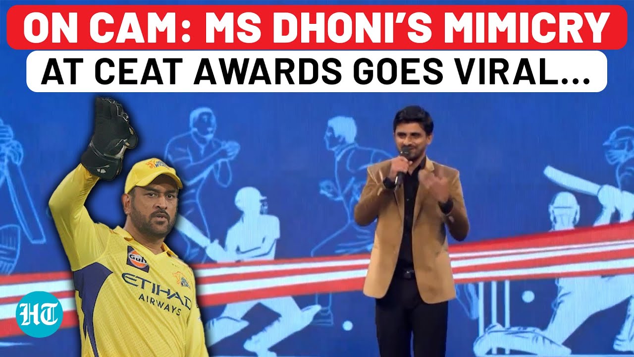 On Cam: Dhoni, Ponting, Shastri Mimicry Leaves Rohit Sharma & Others In Splits During CEAT Awards