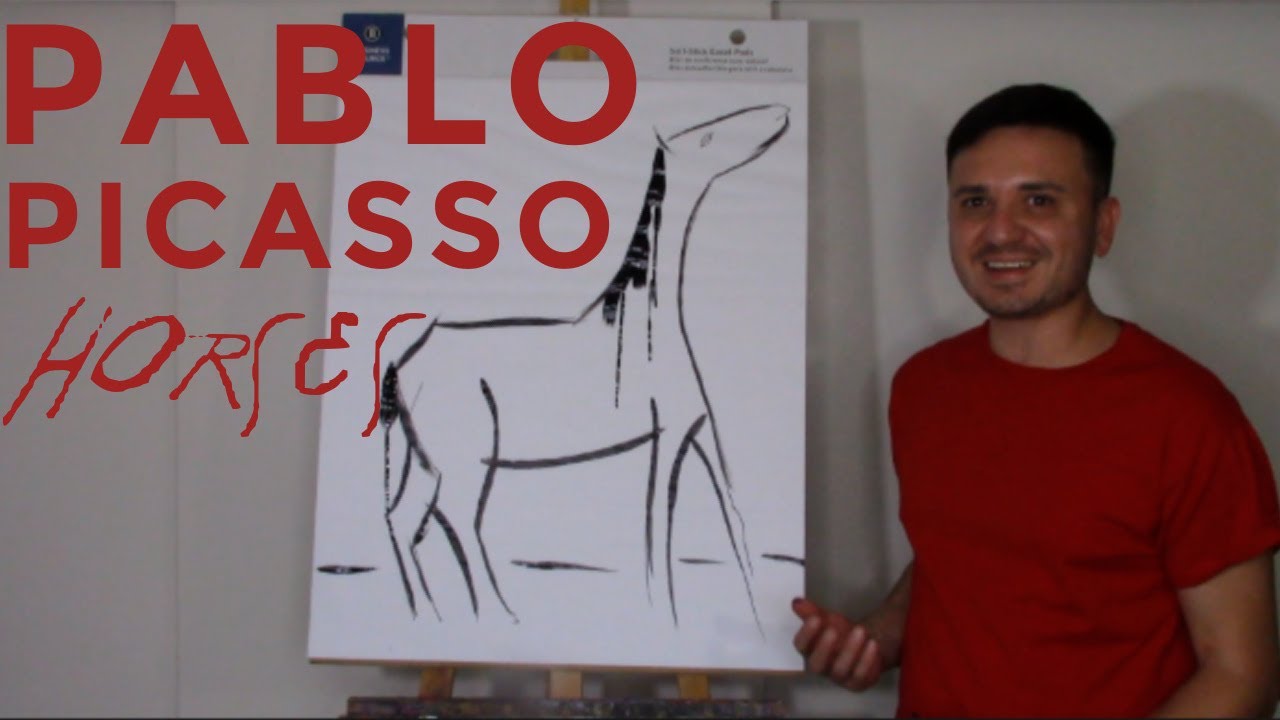 Pablo Picasso Art Lesson | How to Draw A Horse Step by Step Part 2