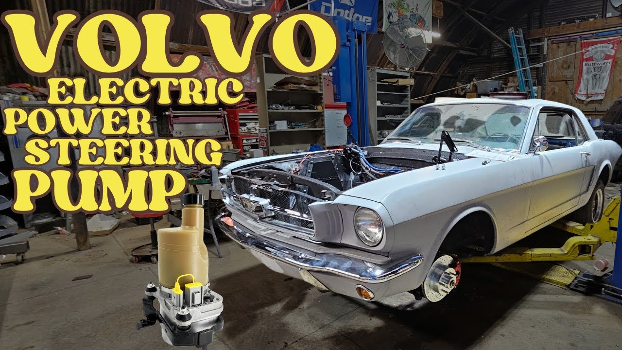 Volvo Electric Power Steering Pump on 65 Mustang!