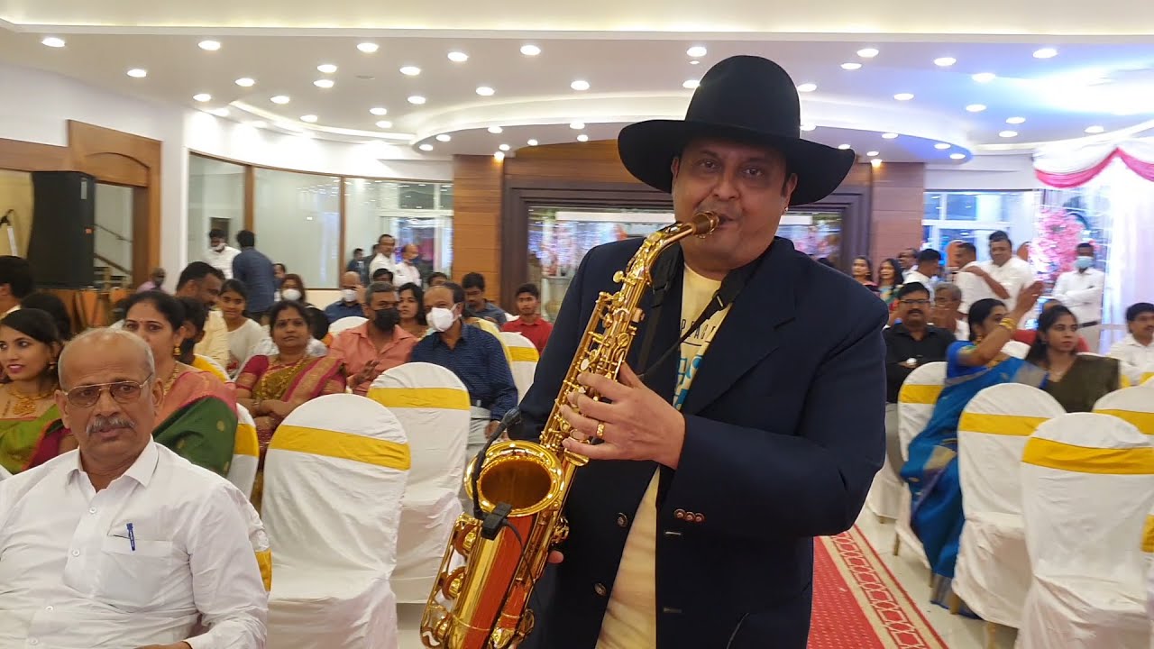 Baazigar O Baazigar hindi song instrumental on Saxophone by SJ Prasanna (9243104505,Bangalore)
