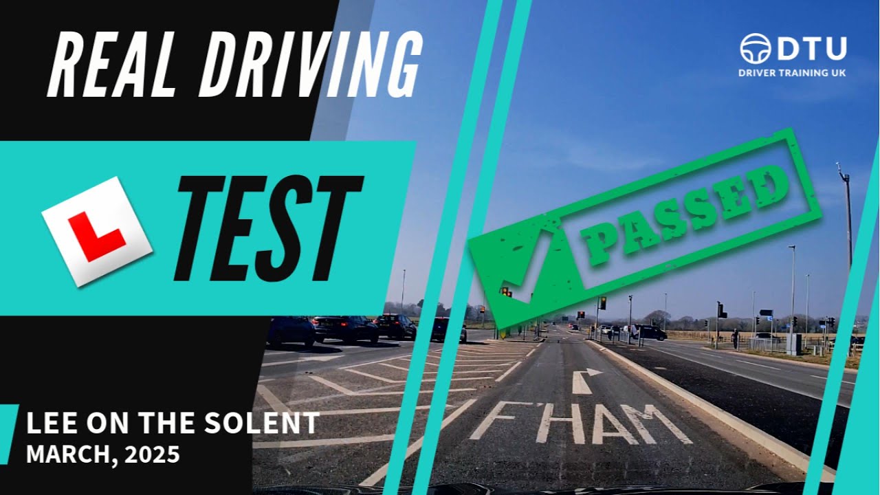 Actual Driving Test | Lee on the Solent | March, 2025 | Passed - 1 Driving Fault