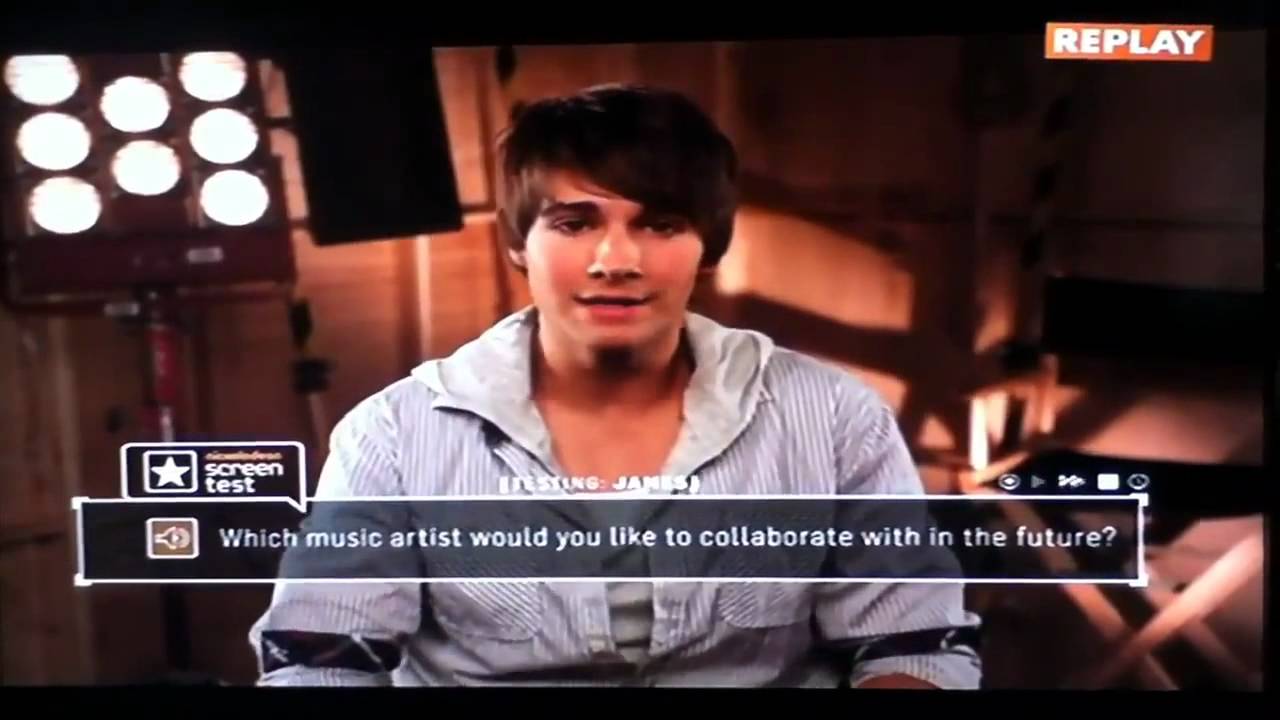 HD Nickelodeon Screen Test with James Maslow!