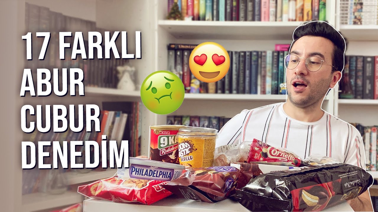17 FARKLI ABUR CUBUR DENEDİM - Çakma Profiterol 🤢 I Çikolatalı Peynir Milka