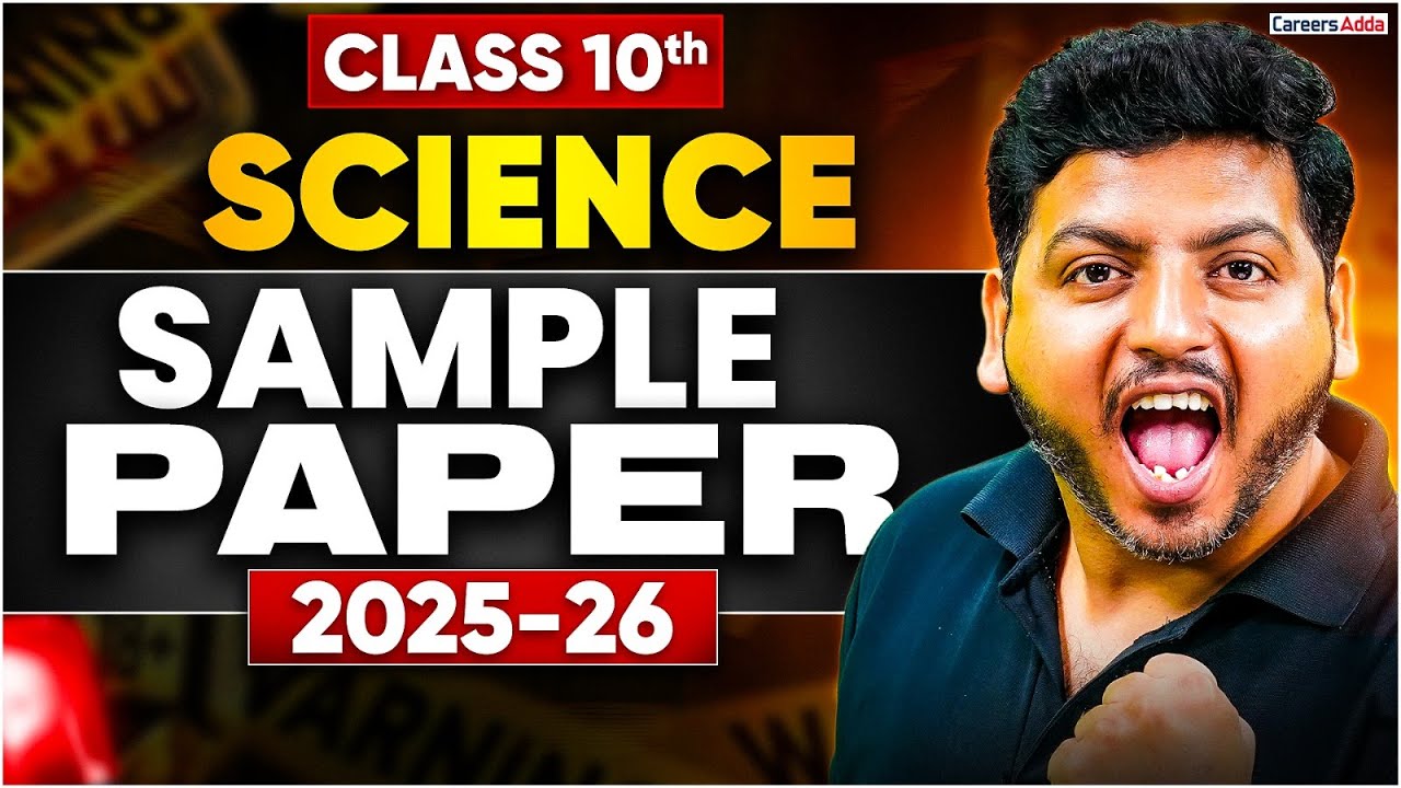 Class 10 Science Board Exam 2026 | Sample Paper 2025-26 | Live Paper Solution