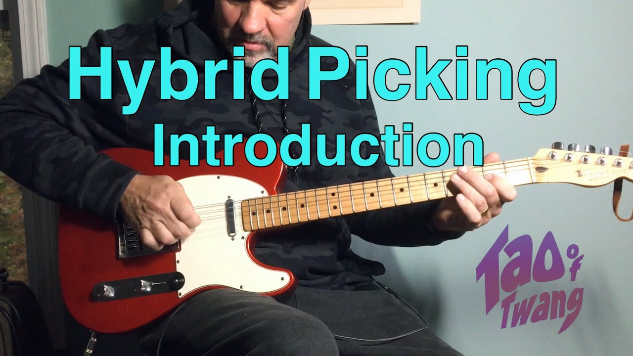 Introduction to Hybrid Picking // Guitar Improvisation Lesson // With Jam Track