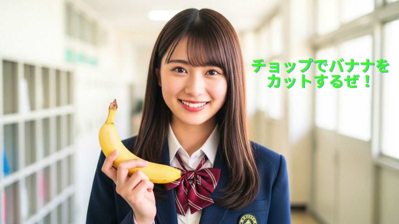 【Suno AI】チョップでバナナをカットするぜ！【アイドルソング】