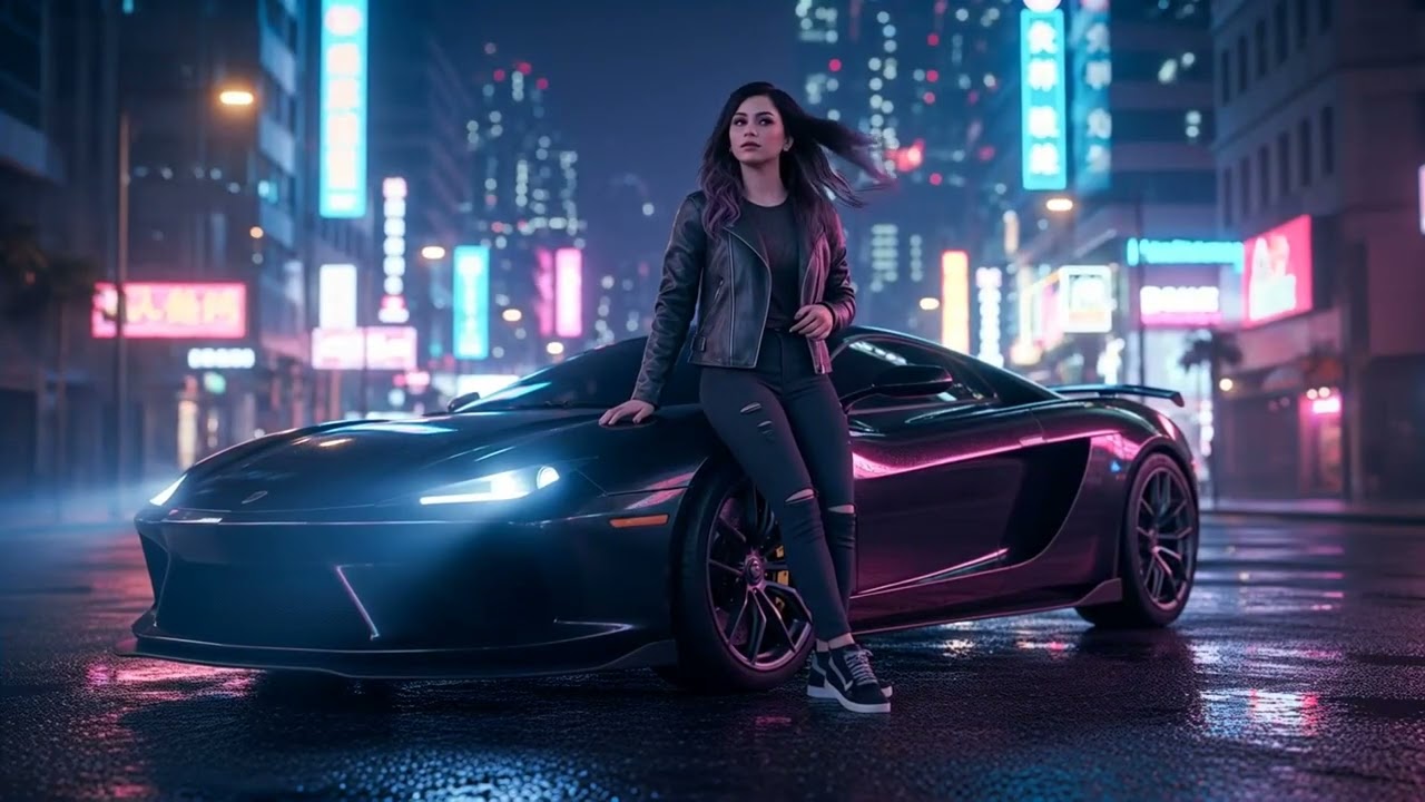 Future R&B Neon City Mix (1 Hour with Visual Effects)