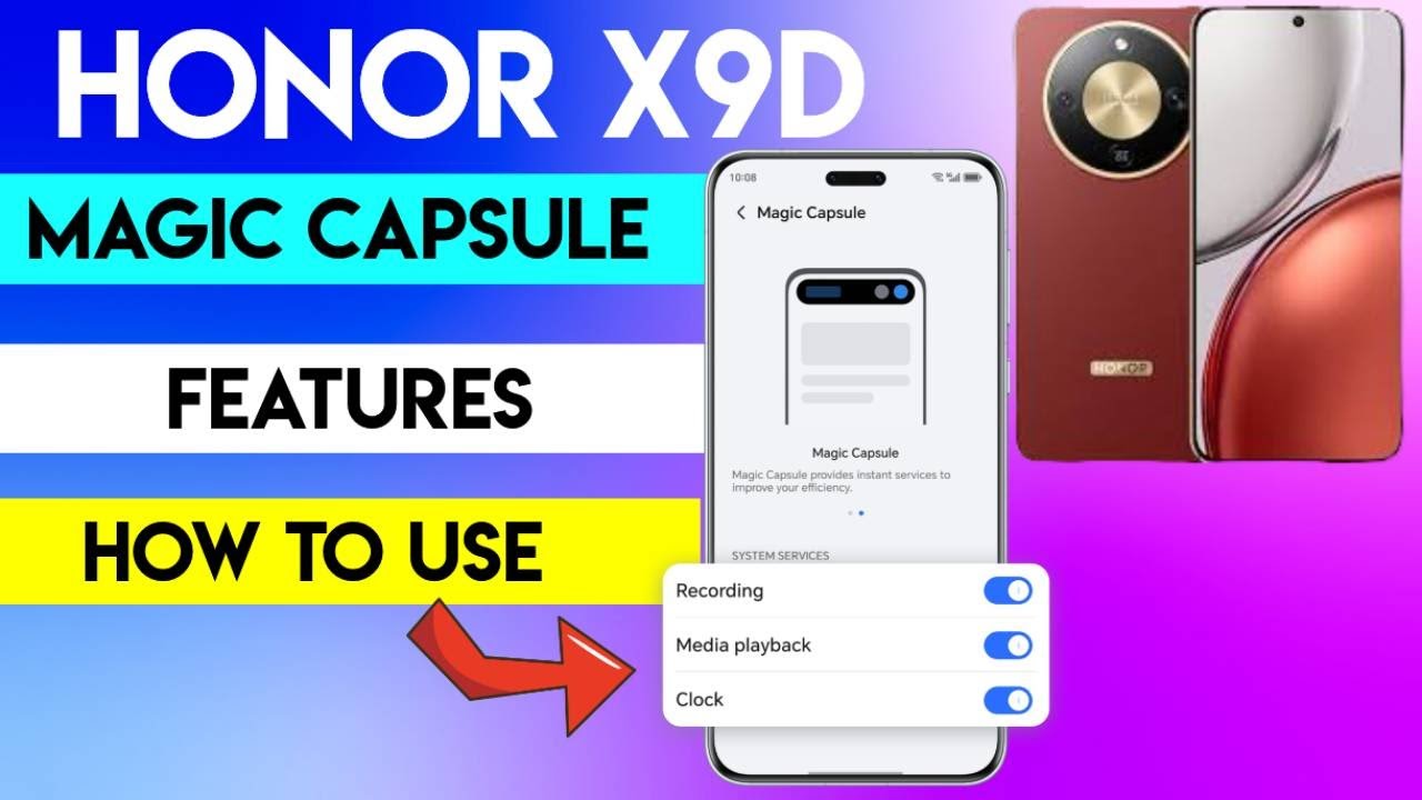 How to Use Honor X9D Magic Capsule | A Must-Know Feature