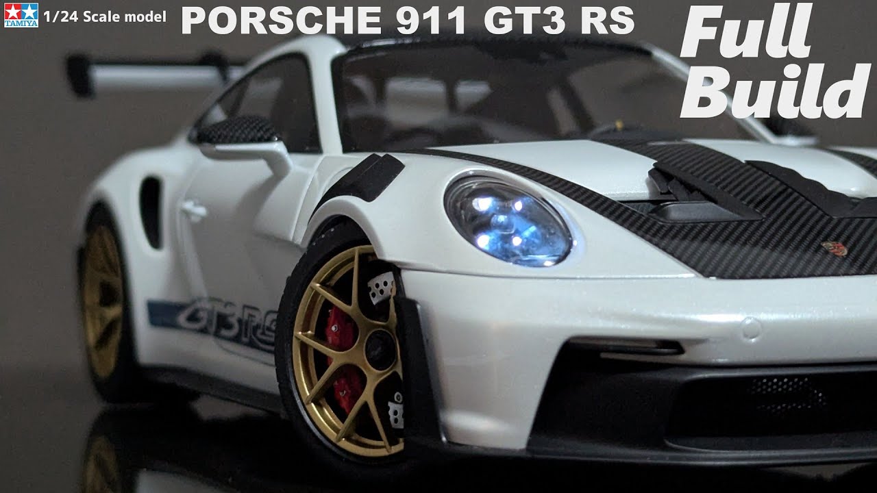 TAMIYA 1/24 PORSCHE 911 GT3 RS,  Full Build