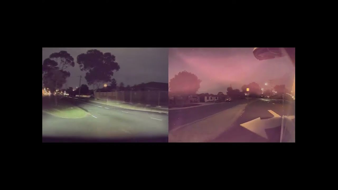 Model 3 Performance with FSD - testing DashCam in Melbourne @ night