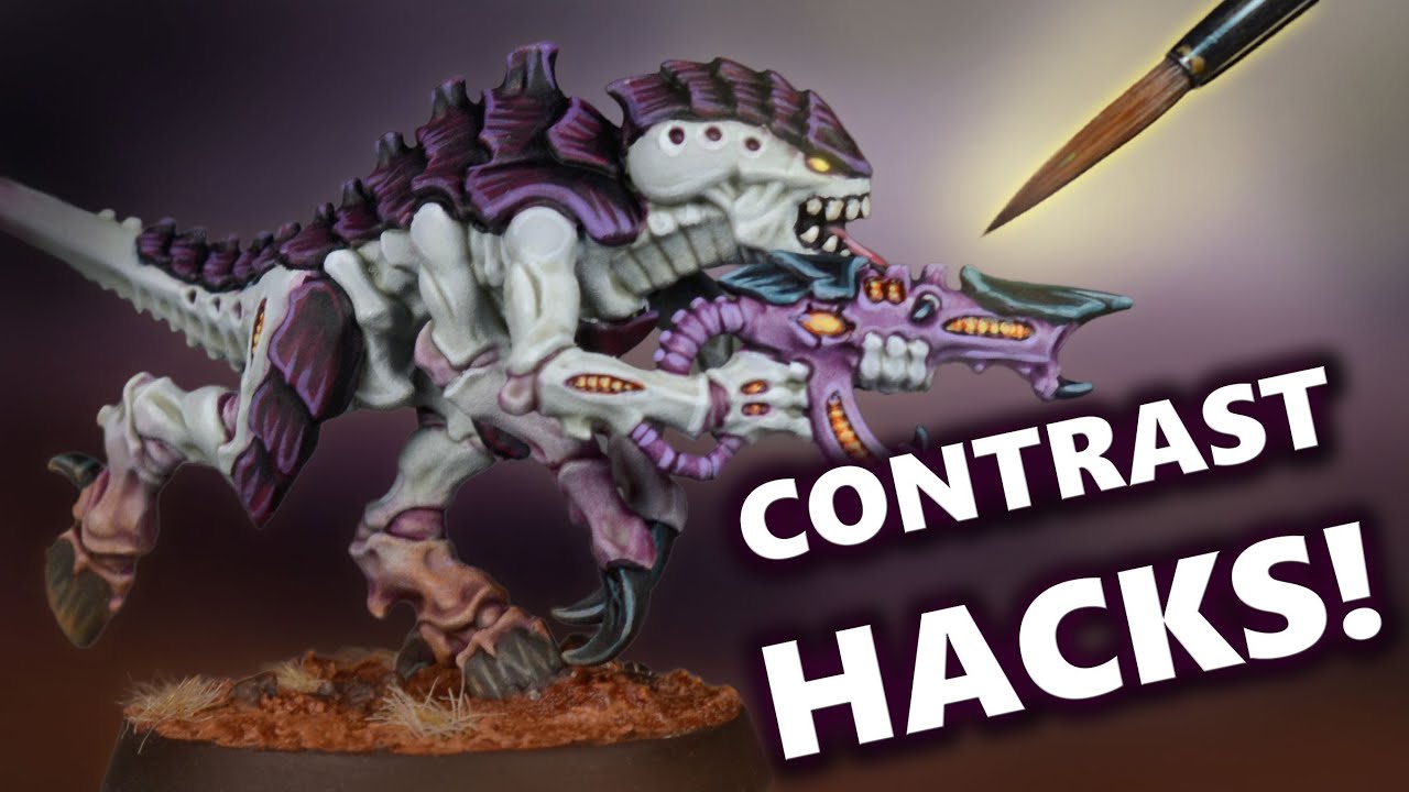 Contrast Hacks! How to Paint Hive Fleet Leviathan Tyranids for Warhammer 40k | Tutorial
