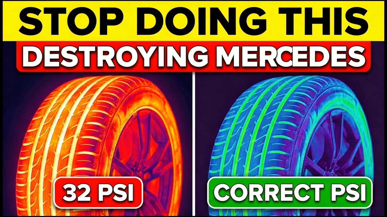 Прекратите использовать давление 32 PSI — оно портит ваш Mercedes.