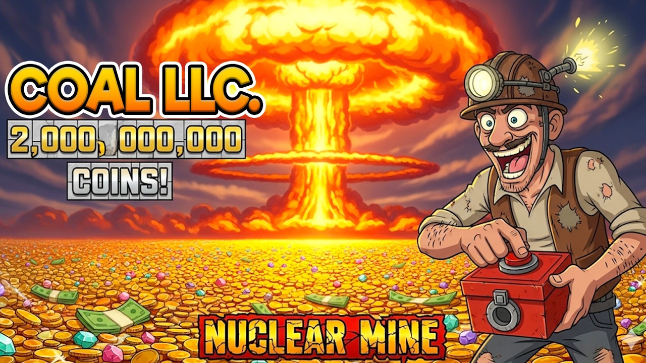 I Used NUKES to Mine 2 BILLION Gold! 🤯 (Coal LLC)