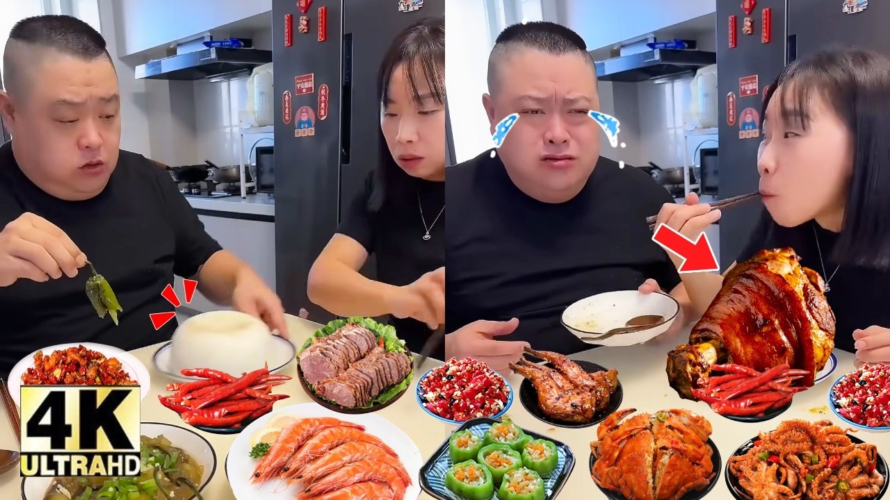 白米が美味しいASMR_ ASMR FOOD 🍜🍝🍜🥓🥢🍗