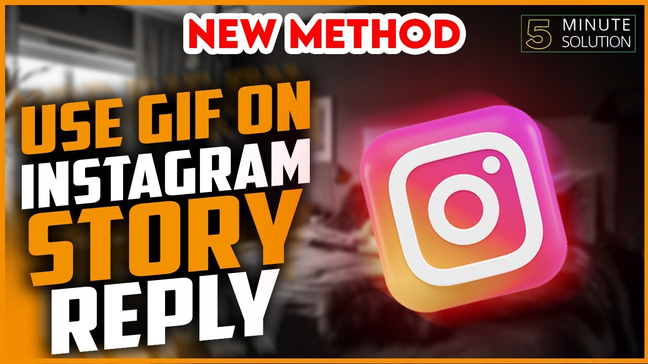 How to use gif on instagram story reply 2024 [EASY]