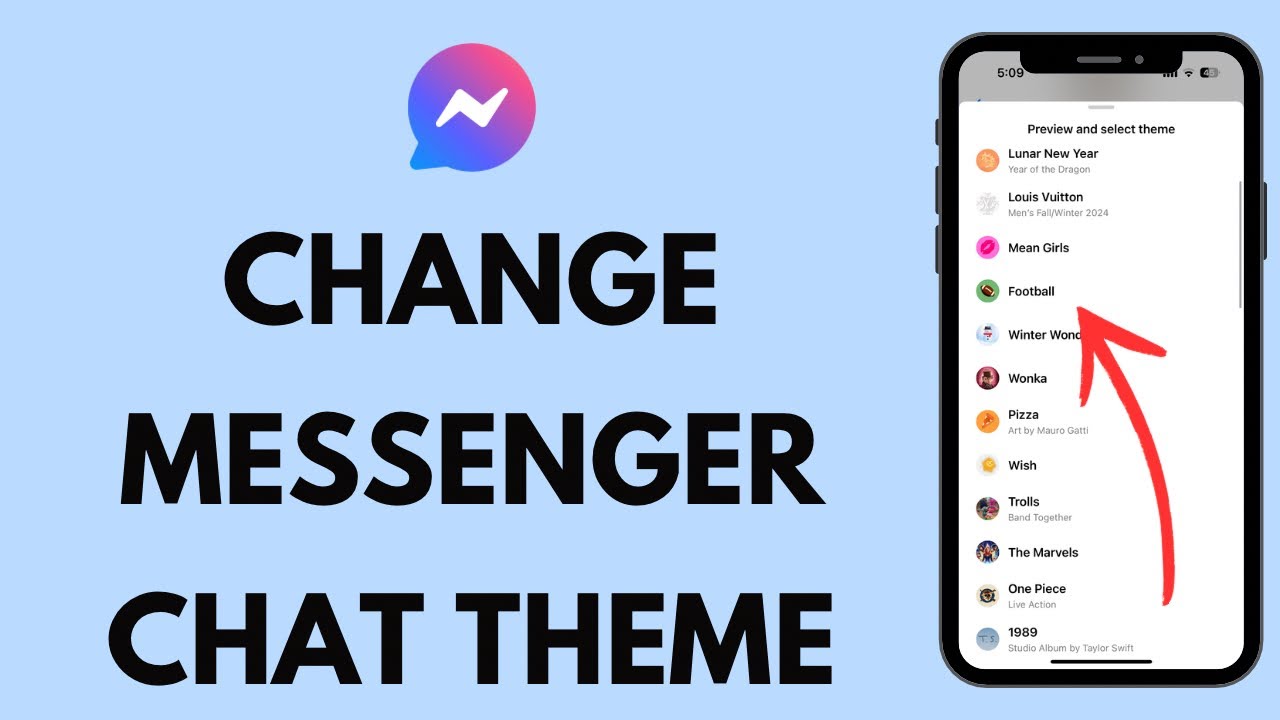 How to Change Facebook Messenger Theme on iPhone 2024 (EASY!) | Change Theme on Messenger