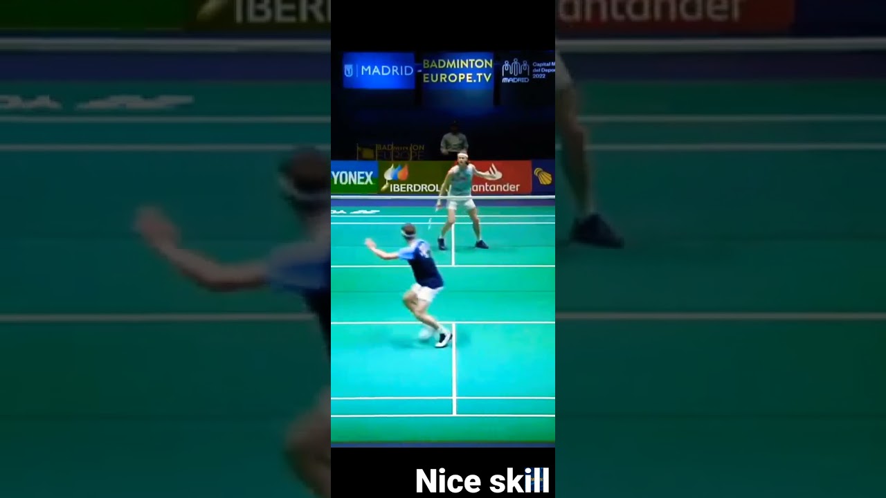 nice skill# badminton #singles match