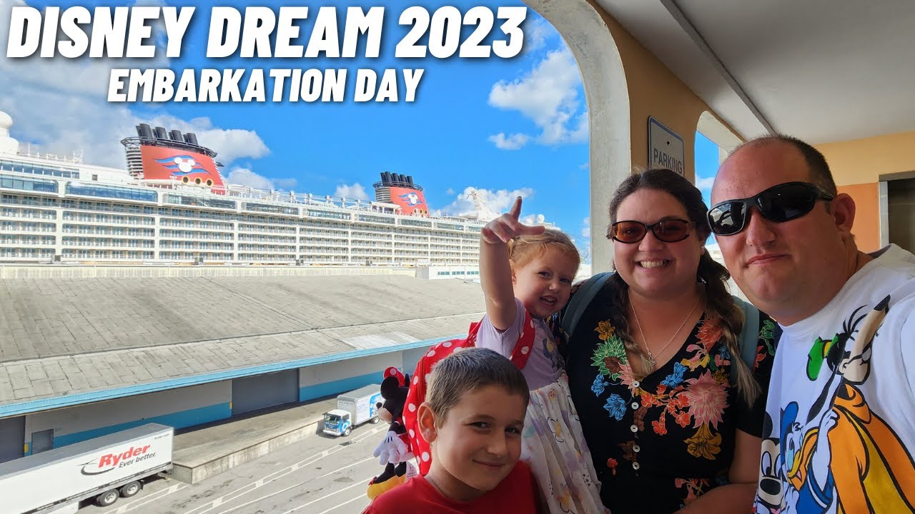 Embarkation day Aboard the Disney Dream out of Miami January 12, 2023